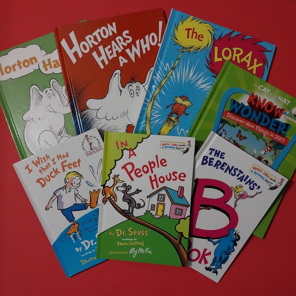 Dr. Seuss The Cat in the Hat Children Book People House Learn Reading Berenstain